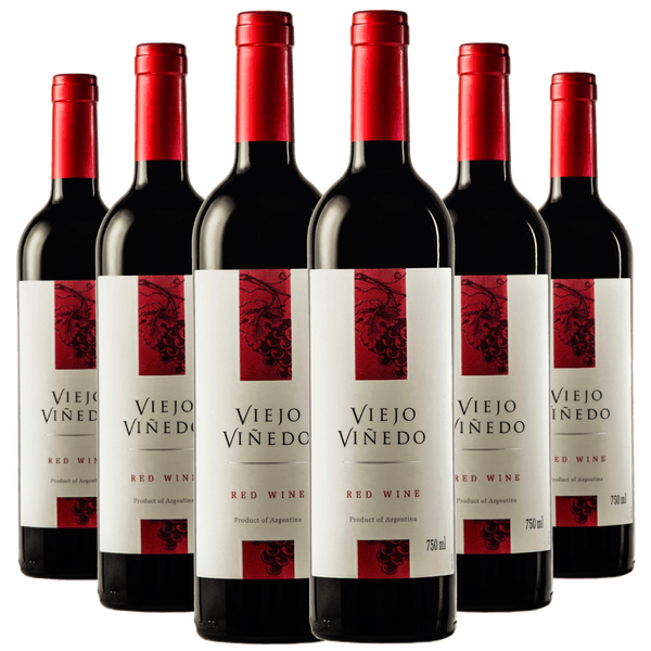 Kit Caixa Fechada 6 Garrafas Viejo Viñedo
