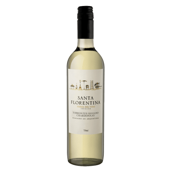 Vinho Branco Argentino Santa Florentina Torrontés Riojano Chardonnay Vinho Branco Santa Florentina Torrontés Riojano Chardonnay