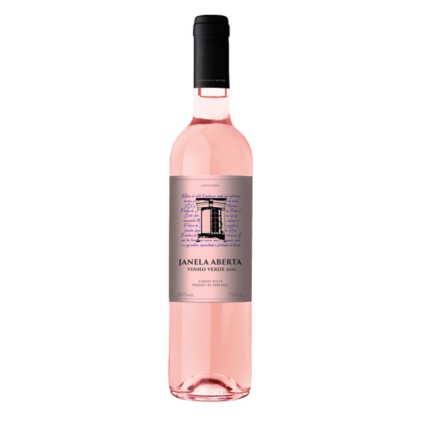 Vinho Rosé Português Santos e Seixo Janela Aberta Vinho Verde D.O.C Vinho Rosé Santos e Seixo Janela Aberta Vinho Verde D.O.C