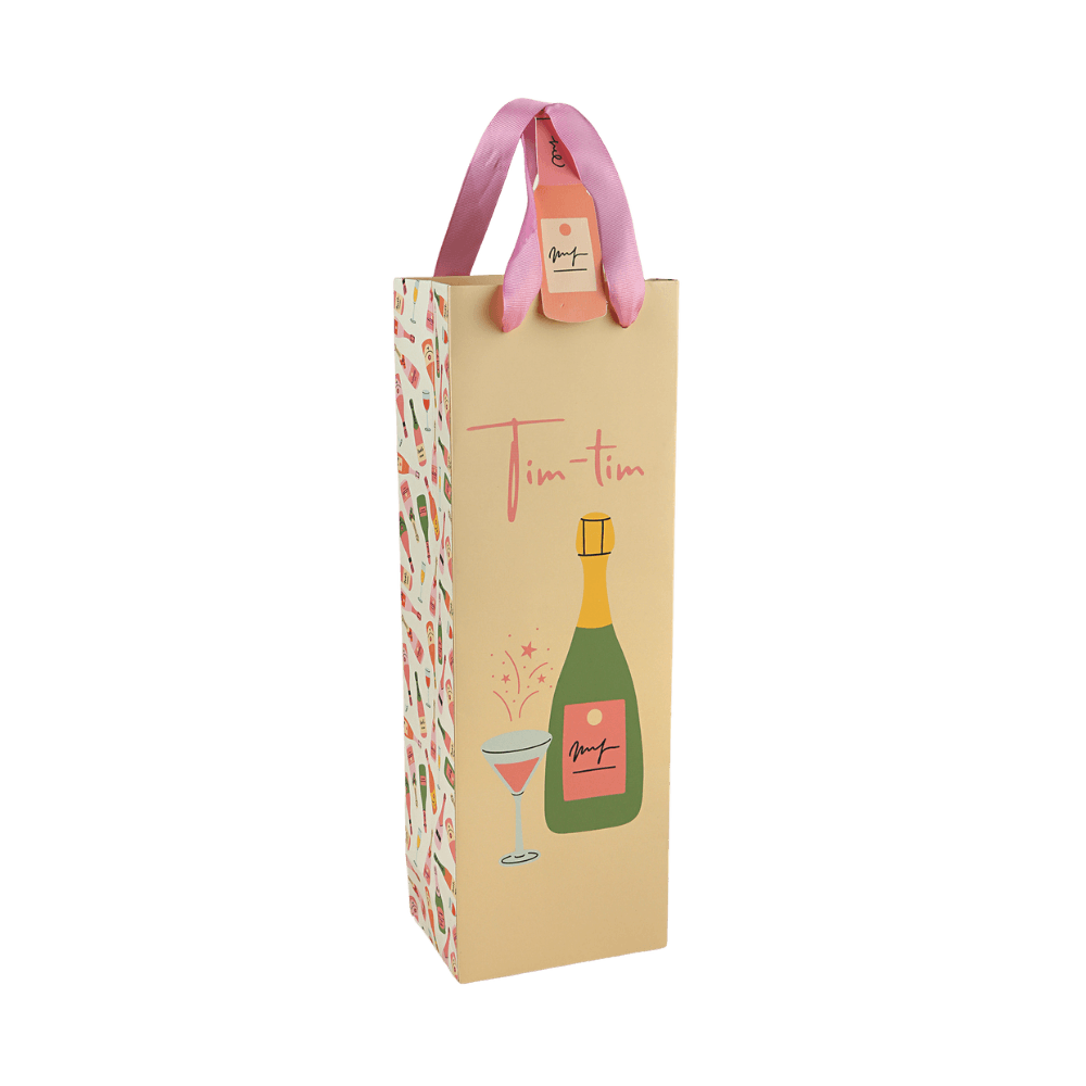 Sacola para Vinho Tim-Tim Papel - ACasa 36,8cm