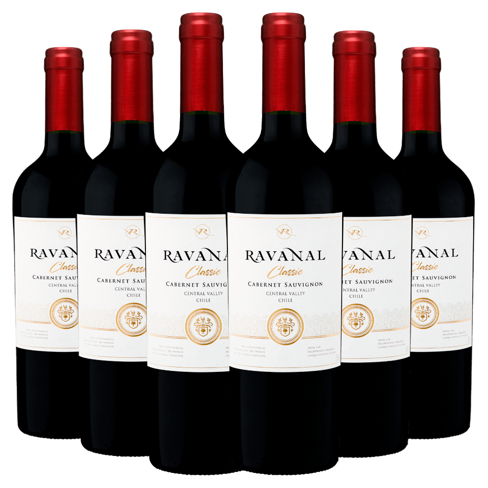Kit Vinho Ravanal Cabernet Sauvignon Com 6 Garrafas