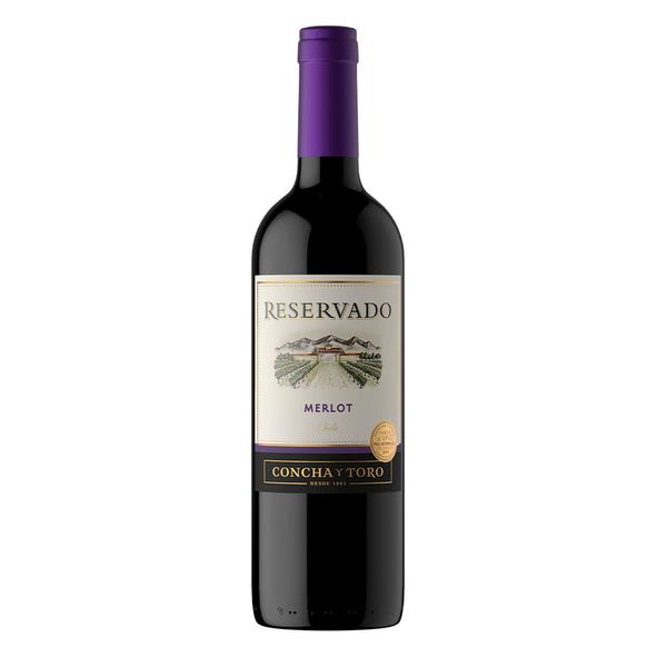 Vinho Tinto Chileno Concha y Toro Reservado Merlot Vinho Tinto Concha y Toro Reservado Merlot