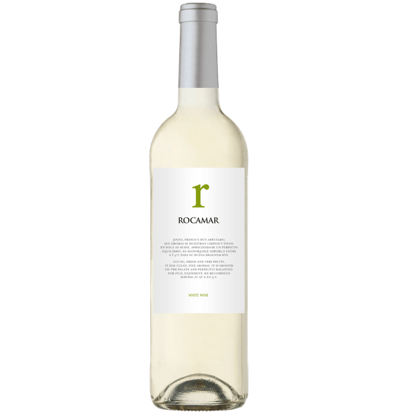 Vinho Branco Espanhol Rocamar Blend Vinho Branco Rocamar Blend